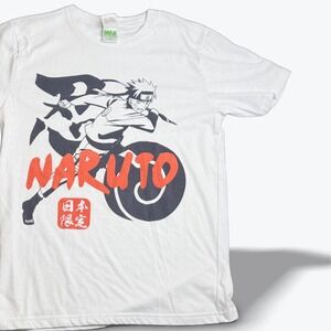 Max Limited Naruto Shippuden Japan Limited Bottle‎ T shirt White RARE Small